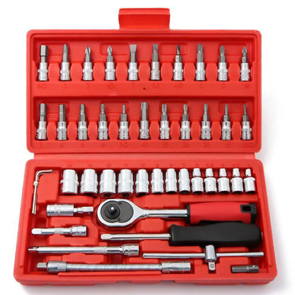 KIT DE HERRAMIENTAS PROFESIONALES DE 46 PIEZAS