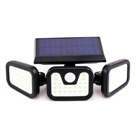 LAMPARA SOLAR LED PARA EXTERIORES CON SENSOR DE MOVIMIENTO